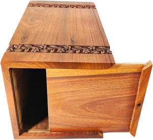 Urnes funéraires en bois de qualité supérieure pour adultes, pour les funérailles et les enterrements, fabriquées à la main avec logo personnalisé à bas prix - Product Image 6