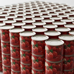 Concentrado de tomate industrial enlatado en latas metálicas resistentes para plantas de procesamiento de ingredientes a granel - Product Image 2