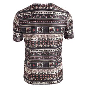 Camiseta de sublimación de moda para hombre, logotipo personalizado, precio asequible, diseño informal, material suave, camisetas de sublimación para hombre - Product Image 2