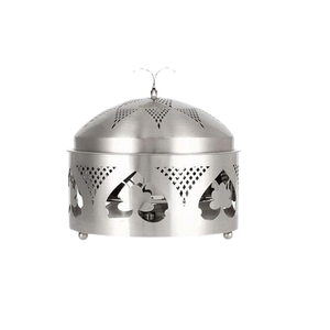 Calentador de Alimentos de Acero Inoxidable de Diseño Moderno, Cazuela Redonda para Cocina, Elegante Plato para Calentar con Tapa - Product Image 1