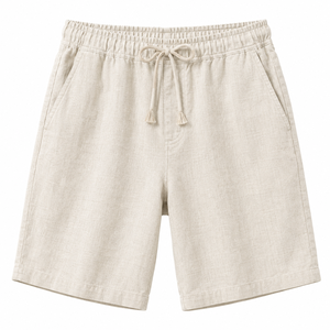 Article très vendu - Shorts pour homme 100% coton, taille élastique, logo imprimé personnalisé, style streetwear, respirant, 2 couleurs - Product Image 5