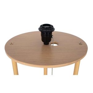 Lampe de sol de style farmhouse de 62 pouces avec abat-jour en lin, design moderne minimaliste pour salon - Product Image 6