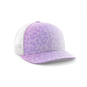 Gorra Trucker Personalizada con Estampado de Leopardo, Sublimada, de Poliéster, Secado Rápido, Transpirable, Antibacterial, Anti-UV, Unisex, con Cierre a Presión - Product Image 2