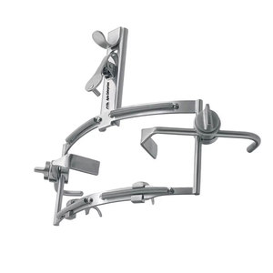 Écarteur chirurgical manuel pour procédures orales et maxillo-faciales, instrument réutilisable, écarteur buccal DINGMAN, ensemble complet en acier inoxydable - Product Image 2