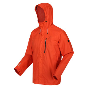 Men Rain <b>Jacket</b> <b>Packable</b> Waterproof Hooded Outdoor <b>Jacket</b> with Breathable Fabric Adjustable Cuffs and Durable Construction - Product Image 1
