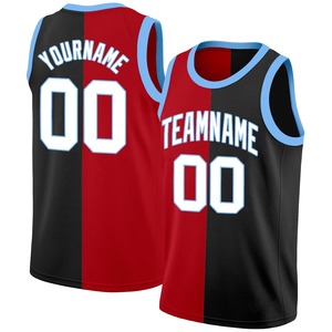 เสื้อบาสเก็ตบอลแบบแห้งเร็วสั่งทำพิเศษ เสื้อกีฬาระบายอากาศ เสื้อซับลิเมชั่น เสื้อกล้ามบาสเก็ตบอลสำหรับเยาวชนและผู้ชาย แบบไม่มีแขน - Product Image 1