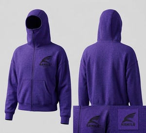 HAMILD Sweat-shirt à capuche gris pour homme, coupe classique, décontracté, avec poche avant, 100 % coton, vêtement d'hiver, service OEM - Product Image 4