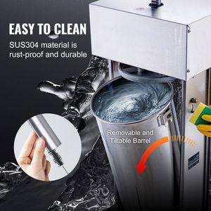 Insaccatrice Elettrica con Motore da 400W e Controllo Velocità Continuo, Capacità 25L/55LBS, Verticale, per Alimenti, con Pedale - Product Image 6