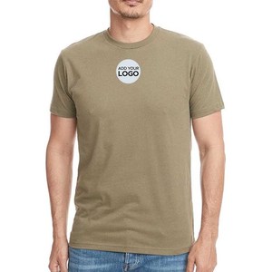 Camiseta Next Level Premium Ajustada Color Verde Oliva, Cuello Redondo, CVC - Product Image 1