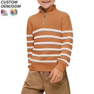 Solutions vestimentaires : Pull en tricot personnalisé pour garçons, en coton, décontracté, hiver, écologique, respirant, grandes tailles, OEM ODM - Product Image 5