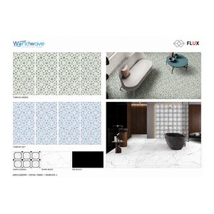 Tamaño 600x1200mm (60x120cm) Tipo Baldosa de Porcelana Premium Aplicación para Piso y Pared Acabado Royal Finish Superficie Satinada Mate Baldosa GVT - Product Image 1