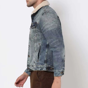 Factory Price Low MOQ Men's <b>Denim</b> <b>Jacket</b> 100% Cotton Casual Streetwear Breathable <b>Denim</b> <b>Jacket</b> High Quality - Product Image 2