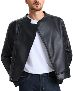 <b>Mens</b> <b>Leather</b> <b>Jacket</b> Premium Luxury Motorcycle Fashion Genuine <b>Leather</b> Stylish Outdoor Collection - Product Image 5