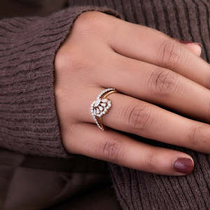 แหวนค็อกเทลสำหรับงานปาร์ตี้สีทอง - Product Image 5