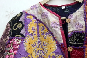 Chaqueta India Abrigo de mujer Chaqueta Bohemia Abrigos de algodón para mujer - Product Image 5