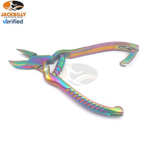 Coupe-ongles professionnel en acier inoxydable robuste, multicolore arc-en-ciel, à ressort, pour les ongles épais, incarnés et durs des doigts de bébé - Product Image 2