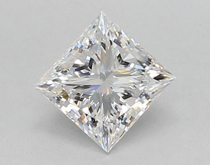 Exquisito diamante blanco suelto de 3 quilates, color E, VVS2, corte princesa, que exhibe una simetría cuadrada de élite y un brillo helado excepcional. - Product Image 1
