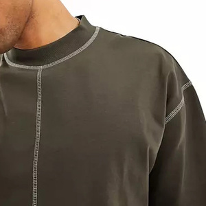 DUBBIX INDUSTRIES Men's Solid Color Short Sleeve Crew Neck T-Shirt Breathable Casual Summer Wear Regular Fit 100% Polyester - Product Image 2
