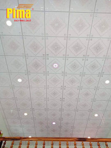 Placa de Techo de PVC Impermeable de Grado Comercial, Resistente al Fuego y a la Grasa, de 24x24, para Instalar o Suspendir, para Sala de Estar, Inspección Sanitaria - Product Image 3