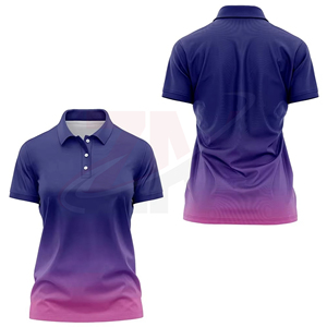 Polo basique pour femmes en coton à manches courtes, coupe confortable, tissu respirant et doux, décontracté, à porter tous les jours en été - Product Image 2
