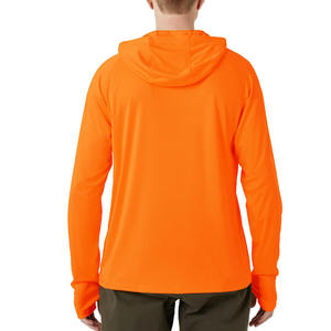 Sudadera con capucha para pesca al aire libre para hombre, tela de poliéster y spandex, sudadera con capucha para pesca con impresión personalizada para hombre - Product Image 2
