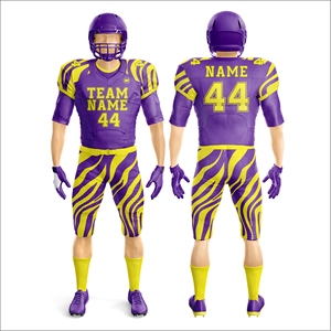 Custom American Football Uniform Set Premium Sublimated Jersey And <b>Pants</b> High Quality Teamwear Manufacturer - Product Image 1