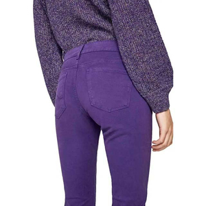 Jeans droits respirants pour femmes, nouveau modèle, vente en gros, personnalisables en couleur et poches, coupe classique, 100% coton denim - Product Image 5