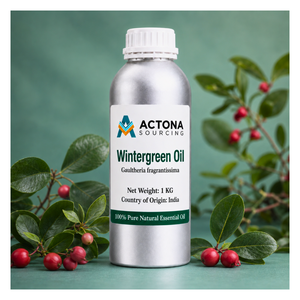 Huile essentielle de Wintergreen de qualité cosmétique, 100% pure, distillée à la vapeur, fabricant, fournisseur, exportateur d'Inde, OEM, marque privée - Product Image 2