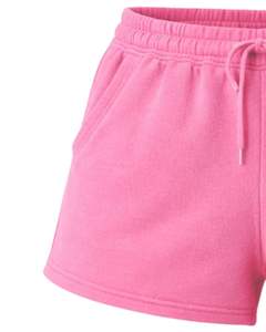 Shorts de Felpa de Algodón Rosa Intenso para Mujer, Cintura Elástica, Ropa Casual de Verano, Fabricante Personalizado, Calidad Premium - Product Image 3