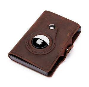 Cartera de Cuero Crazy Horse con Tecnología RFID, Tarjetero y Clip para Billetes Delgado - Product Image 2