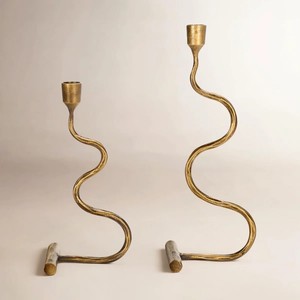 Axiom Home Accents <b>Hammered</b> Candle <b>Holders</b> Forged Iron candle taper <b>holders</b> sets Brass Antique forged Iron Candle Stands - Product Image 1
