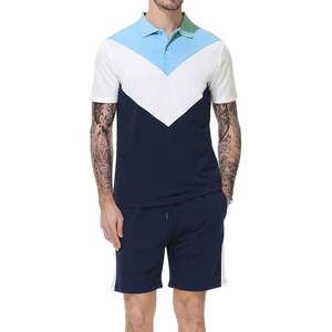 Conjunto de Camiseta Polo y Pantalones Cortos Deportivos para Hombre, de Secado Rápido, Transpirable, para Entrenamiento - Product Image 6