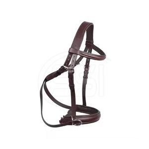 Premium Leather Comfortable Horse Bridle with Adjustable Headstall Customizable for Daily Riding and Training Sessions - Product Image 2