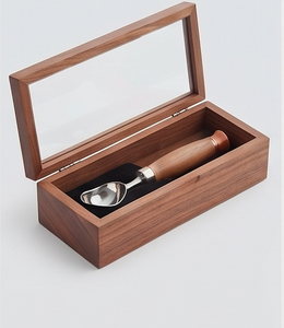 Ensemble de cuillères en acier inoxydable poli miroir couleur argent premium avec manche en bois pour hôtels, restaurants, mariages, couverts de table - Product Image 6