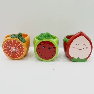 Jarrón de Cerámica Colorido y Elegante, Adorno Interior Minimalista, Jarrón de Cerámica para Frutas y Flores, Estilo Moderno - Product Image 1