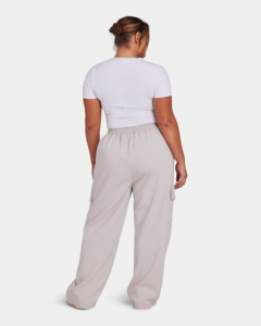 Pantalon de survêtement pour femme grande taille, jogging, pantalon de sport décontracté à taille élastique, ample, en molleton, pour fitness et gym - Product Image 3