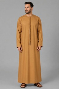 Wholesale <b>Thobe</b> Manufacturer Traditional Muslim Robe Breathable Fabric for Retail Brands and Bulk Supply - Product Image 2