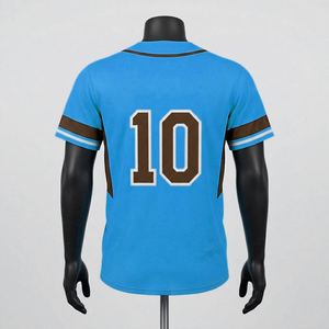 เสื้อเบสบอลผู้เล่นแบบแห้งเร็ว ระบายอากาศได้ดี ผลิตในปากีสถาน รับผลิตตามแบบสั่งทำ ขายส่ง จัดส่งรวดเร็ว รับผลิตแบบ OEM - Product Image 3