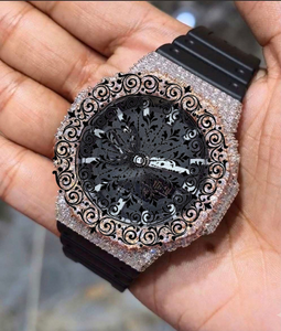 AMBER JEWELS นาฬิกาข้อมือหรูหราสำหรับทุกเพศ CITIZEN ระบบควอตซ์ ตัวเรือนสีทอง ขนาด 46 มม. หน้าปัดอนาล็อก INDIA โครโนกราฟ ดีไซน์วินเทจ สำหรับนักดำน้ำ ระดับกันน้ำ 3BAR - Product Image 1