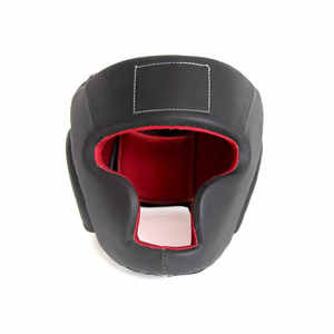 Protector de Cabeza para Boxeo, Talla Única, Negro, Ajustable, de Cuero PU, para MMA, Muay Thai, Kickboxing, Sparring y Entrenamiento - Product Image 1