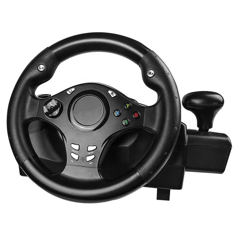 4 en 1 Gaming Racing Wheel audio pedal forPs3 Ps4 Pc Win Volante Car Race Game Sensación real