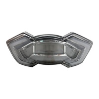 Sistema de Iluminación para Motocicleta MOFUNS con Luz Trasera LED Integrada y Lente Ahumada, Certificado E-mark para Multistrada V4 2021~