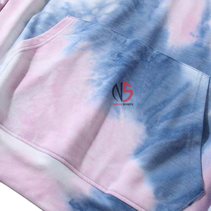 Hot Selling <b>Men's</b> Hooded <b>Sweatshirt</b> Regular Sleeve Knitted Fleece Casual Winter 100% Cotton Solid <b>Pink</b> Blue Pocket Design Quick - Product Image 4
