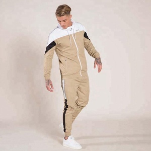 Ensemble de survêtement deux pièces pour homme, taille plus, sportswear uni, jogging, sweat à capuche, léger et respirant - Product Image 3