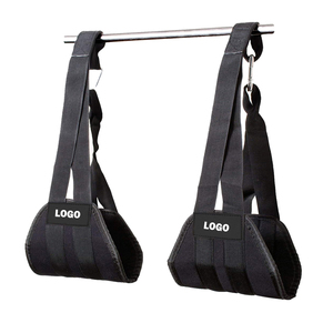 Adjustable Cotton/Polyester Eco-Friendly High Stretch <b>AB</b> Straps Custom Logo Lightweight Buckle Closure for Gym Training - Product Image 4