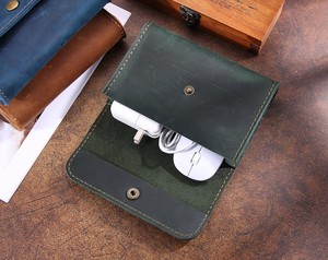 Bulk Leather Cable Organizer Custom Logo Desktop Cord Management Travel <b>Tech</b> Accessory Wire Holder Case Sourcing LCO-0028 - Product Image 5