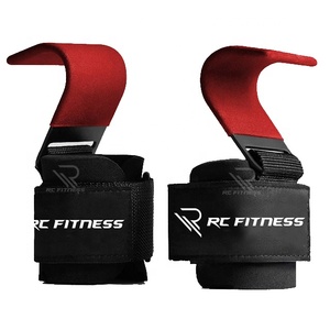 Sangles de poignet RC Fitness Wear pour soulevé de terre avec boucle de fermeture pour la musculation et le powerlifting - Légères, antidérapantes, unisexes - Product Image 5