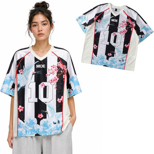 Maillot de baseball pour hommes à séchage rapide, sublimé, motif floral personnalisé, style streetwear, maillot de football américain en mesh, le plus vendu pour les équipes de club - Product Image 1