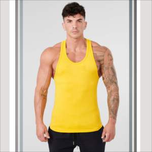 IOTA SPORTS GYM Camisetas sin Mangas Personalizadas al por Mayor con Logotipo para Hombre, 100% Algodón Jersey 180GSM, Camisetas de Gimnasio de Algodón Suave para Hombre - Product Image 2