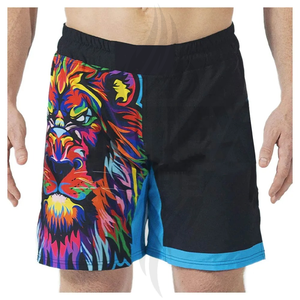 Pantalones Cortos de Boxeo de Poliéster Ligero de Alta Calidad, Elásticos, Transpirables, de Secado Rápido, Cómodos, con Cintura Elástica, para Venta en Línea - Product Image 1